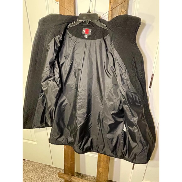 Gallery Woman Plus Size 14/16 Black Quilted Jacket - Picture 3 of 5